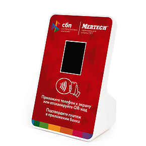 Терминал оплаты СБП Mertech с NFC Red картинка от магазина Кассоптторг
